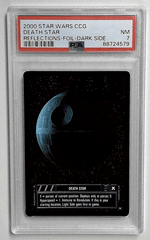 V1159: 2000: DEATH STAR: REFLECTIONS: FOIL: DARK SIDE: PSA 7: NM: 88724579